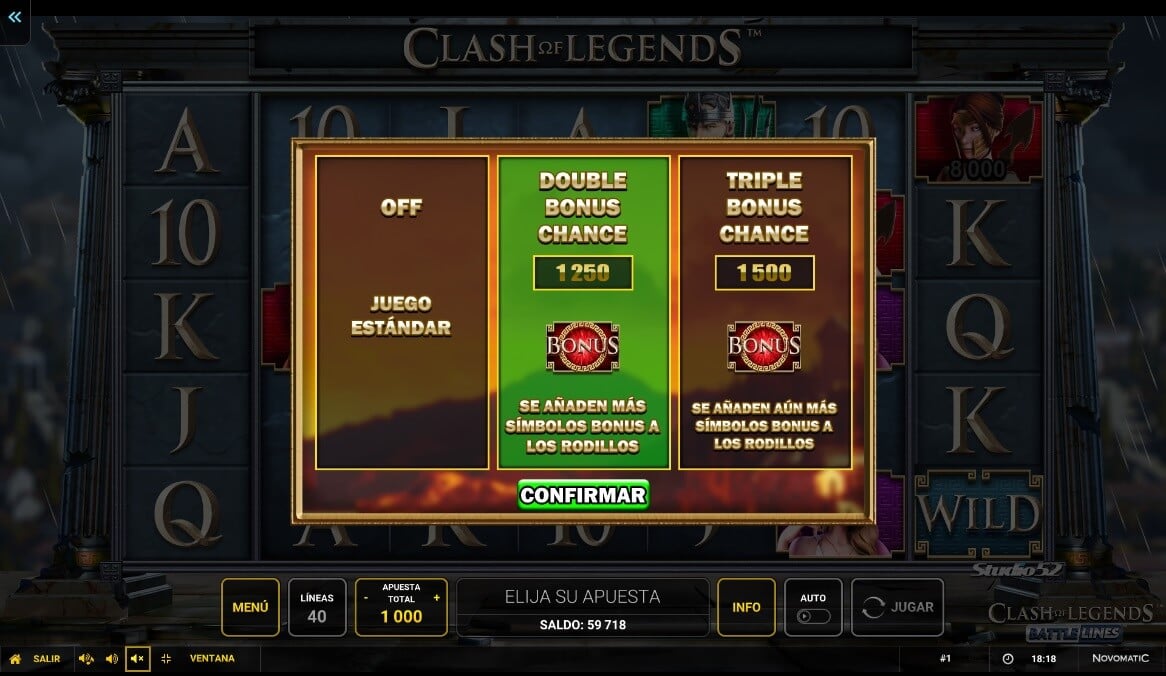 casinos con Clash of Legends - Battle lines tragaperras